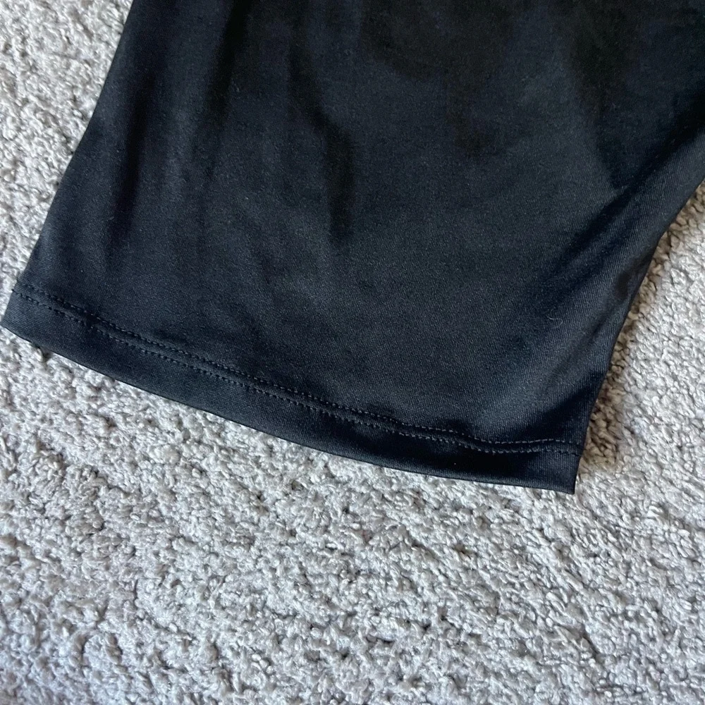 Black and White Compression Shorts